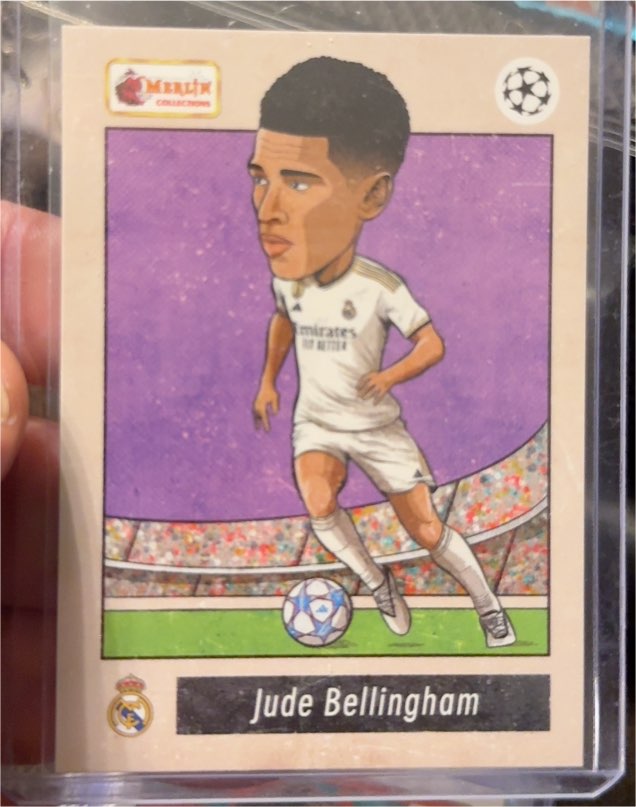 2023-24 Topps Merlin Heritage Jude Bellingham Bobblehead Real Madrid — front
