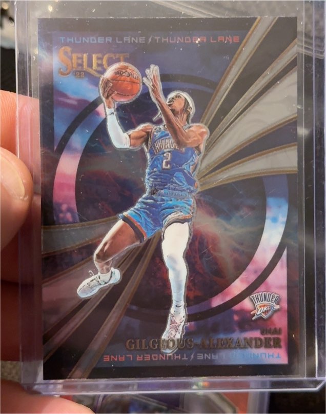 2022-23 Panini Select #15 Shai Gilgeous-Alexander Thunder Lane — front