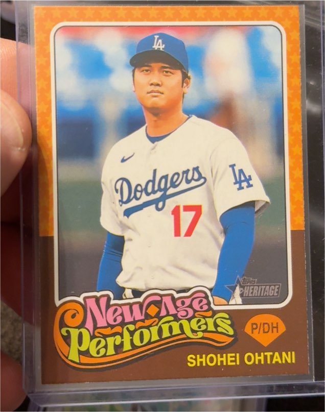 2024 Topps Heritage New Age Performers #NAP-1 Shohei Ohtani — front