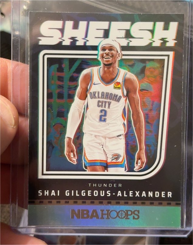 2024-25 Panini NBA Hoops Sheesh #6 Shai Gilgeous-Alexander — front