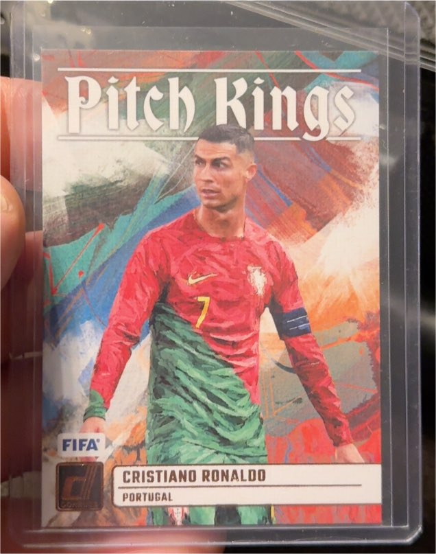 2023-24 Panini Donruss Soccer Pitch Kings #11 Cristiano Ronaldo — front