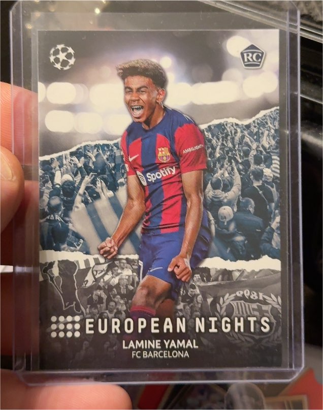 2023-24 Topps UEFA Club Competitions - European Nights #EN-10 Lamine Yamal — front