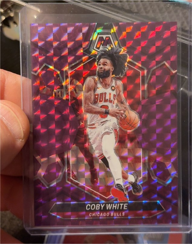 2023-24 Panini Mosaic #106 Coby White — front