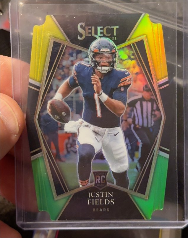 2021 Panini Select #150 Justin Fields — front