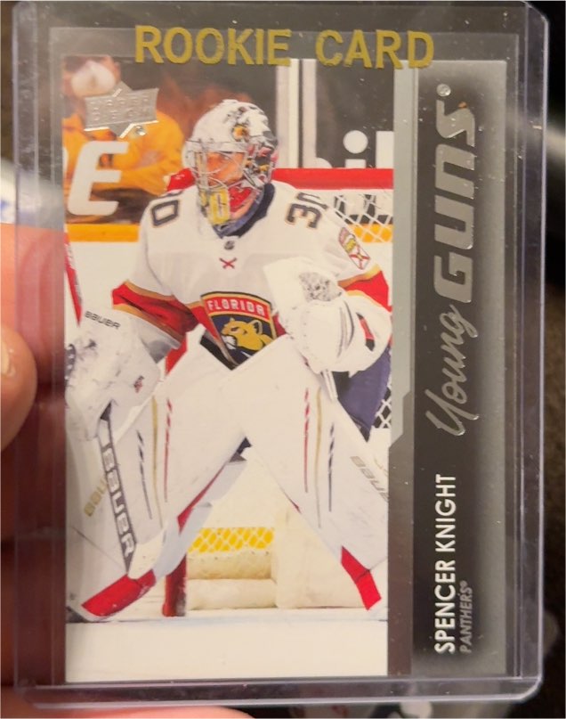 2021-22 Upper Deck Young Guns #223 Spencer Knight — front
