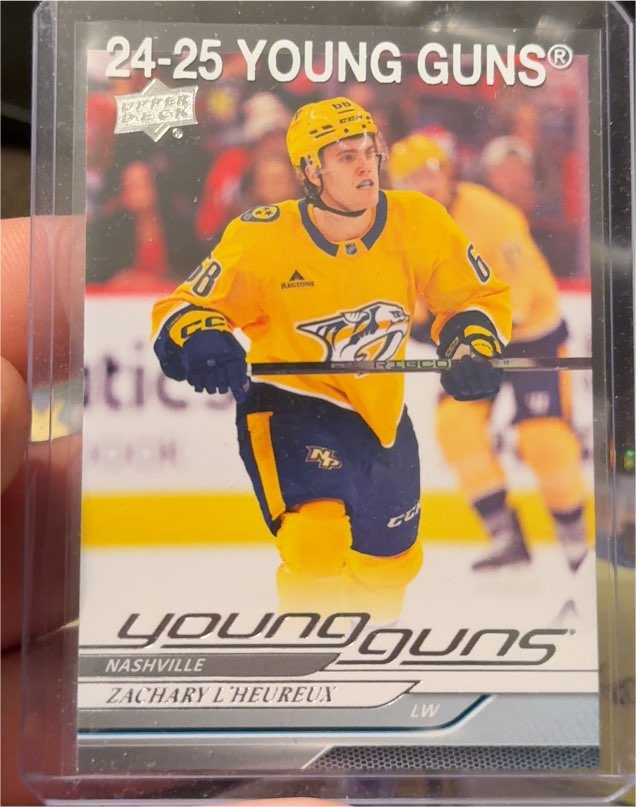 2024-25 Upper Deck Series 2 #480 Zachary L'Heureux Young Guns — front