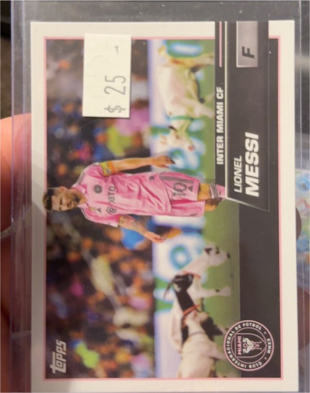 2023 Topps MLS #201 Lionel Messi — front