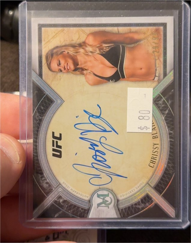 2018 Topps UFC Museum #MA-CB Chrissy Blair — front