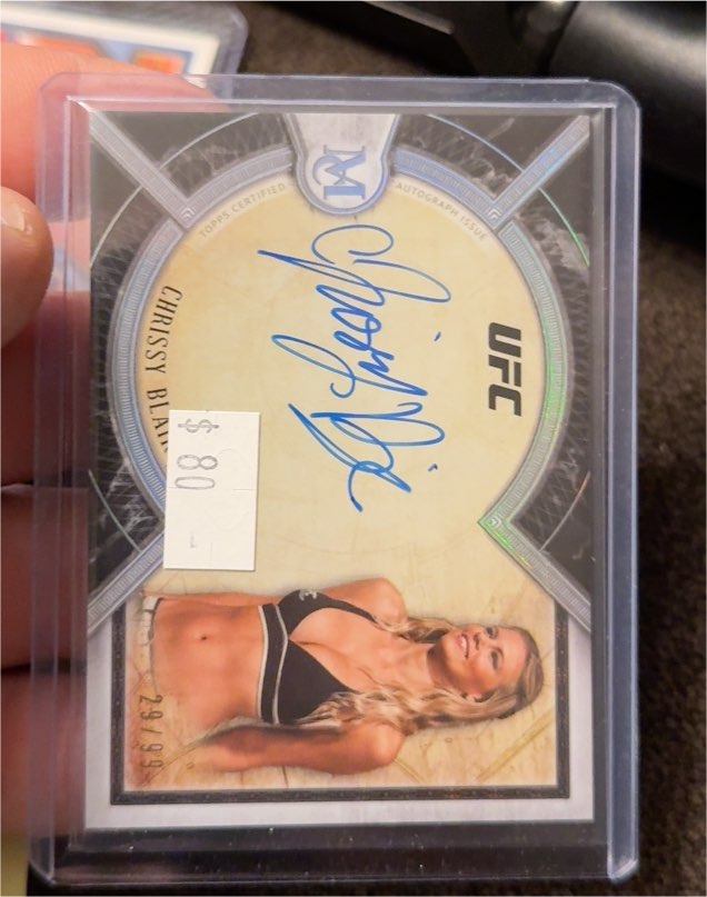 2018 Topps UFC Museum #MA-CB Chrissy Blair — front