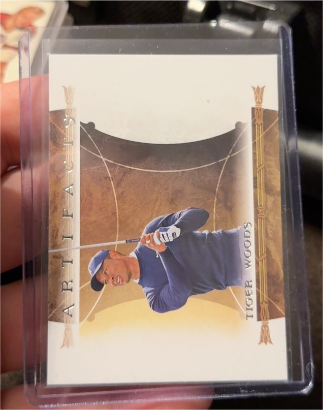 2024 Upper Deck Portfolio Artifacts Horizontal #2-H Tiger Woods — front