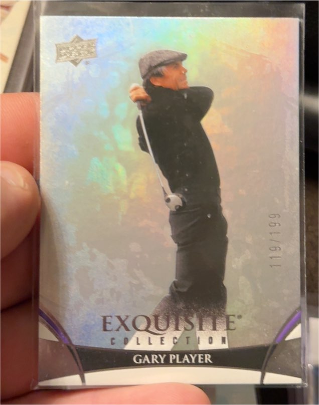 2024 Upper Deck Exquisite Collection #EC-GP Gary Player — front