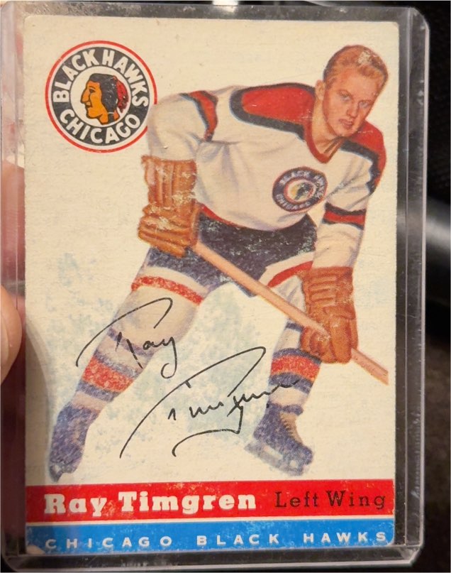 1954 Topps #13 Ray Timgren — front