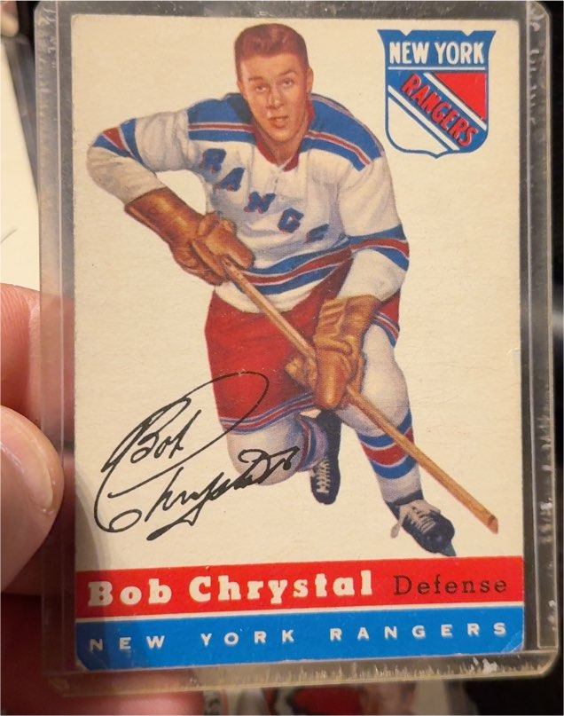 1954 Topps #2 Bob Chrystal — front