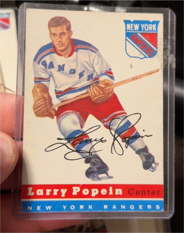 1954-55 Topps #55 Larry Popein — front