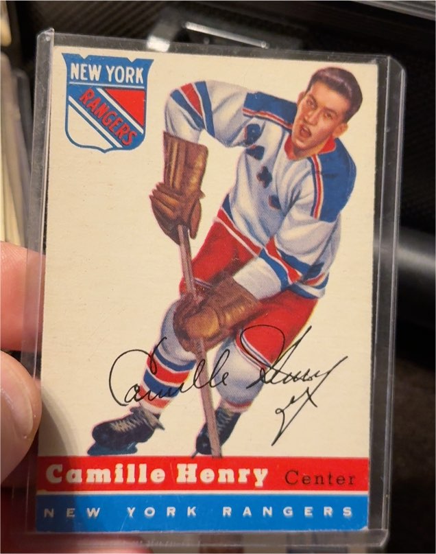1954 Topps #32 Camille Henry — front