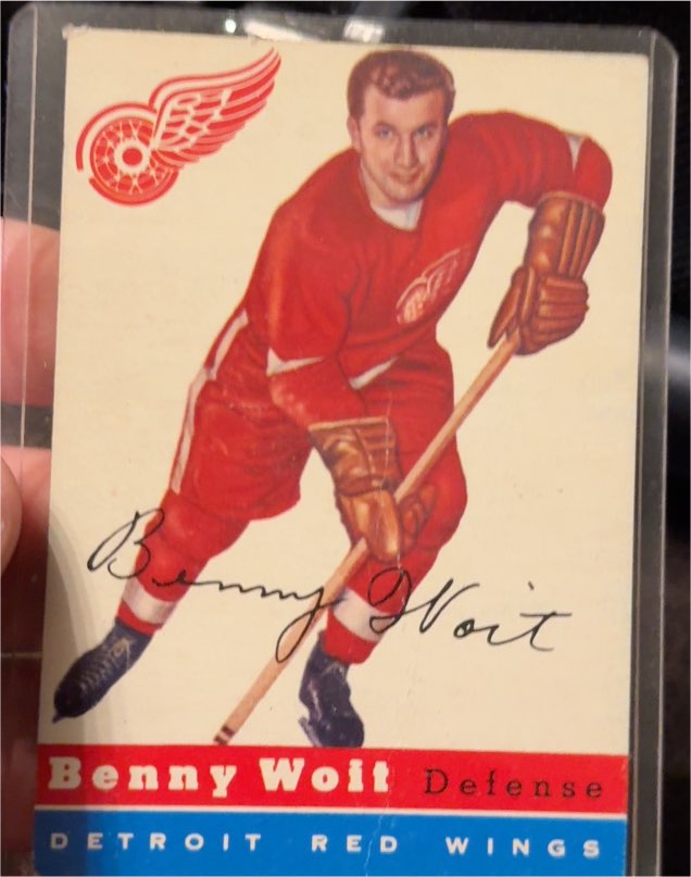 1954 Topps #9 Benny Woit — front