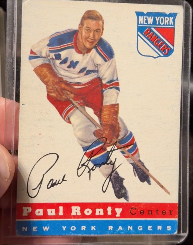 1954 Topps #15 Paul Ronty — front