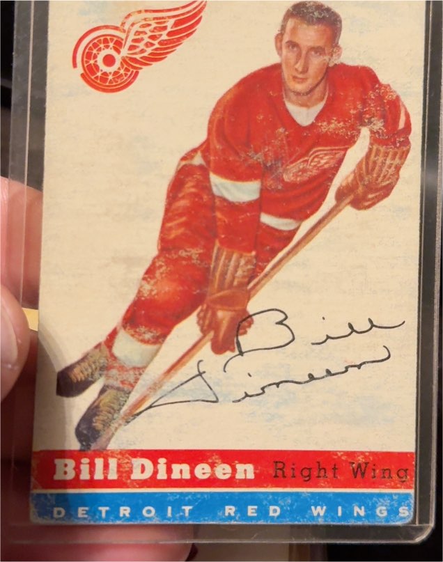 1954 Topps #57 Bill Dineen — front