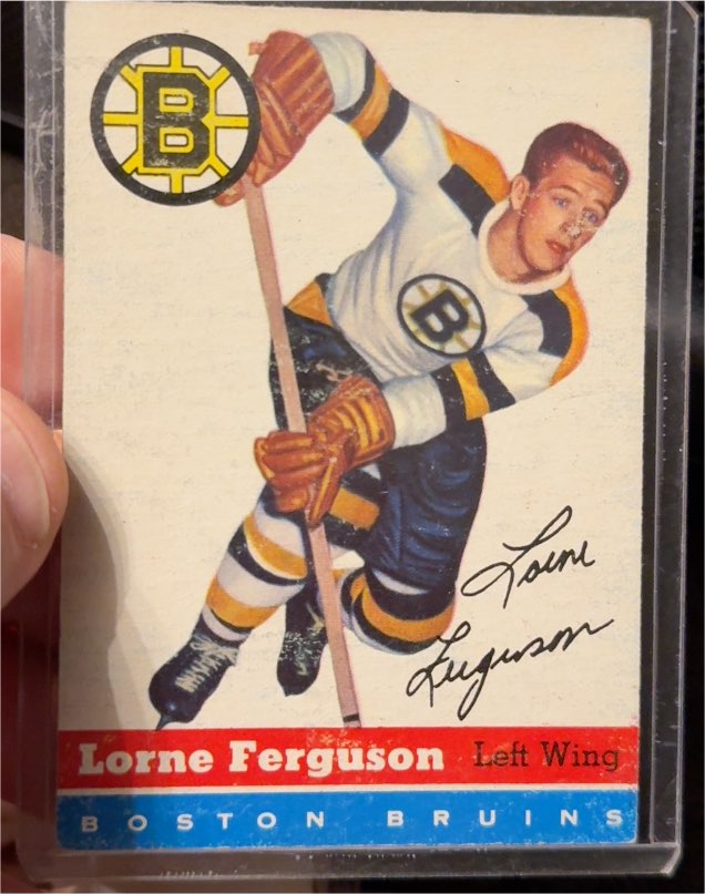 1954-55 Topps Hockey #31 Lorne Ferguson — front