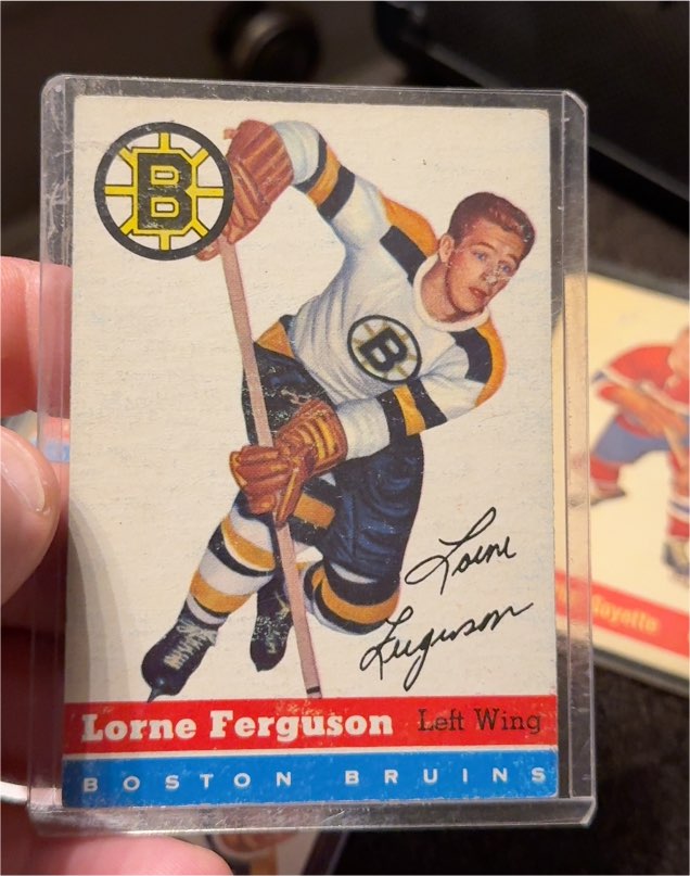 1954-55 Topps #31 Lorne Ferguson — front