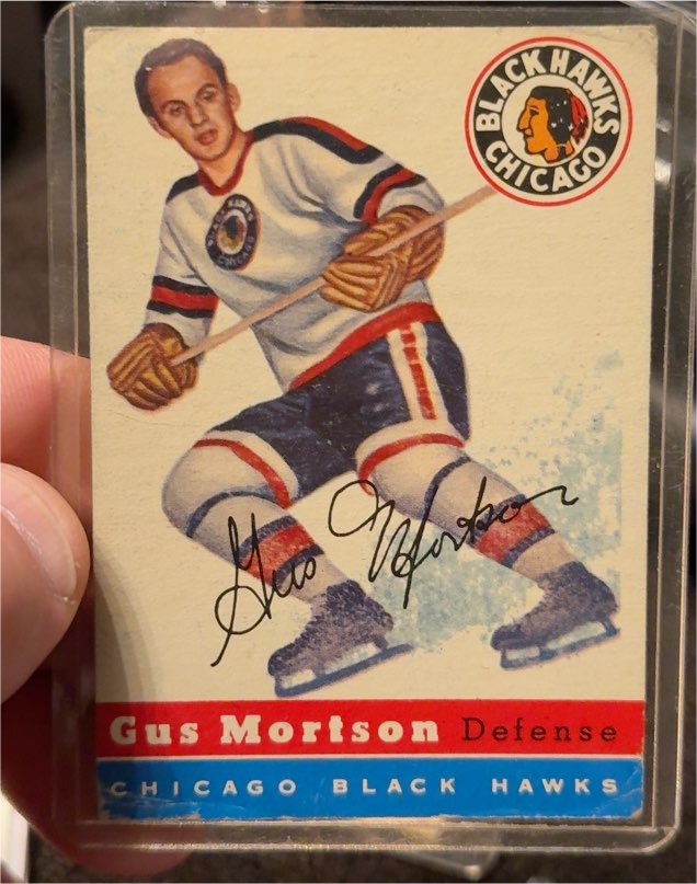 1954 Topps #17 Gus Mortson — front