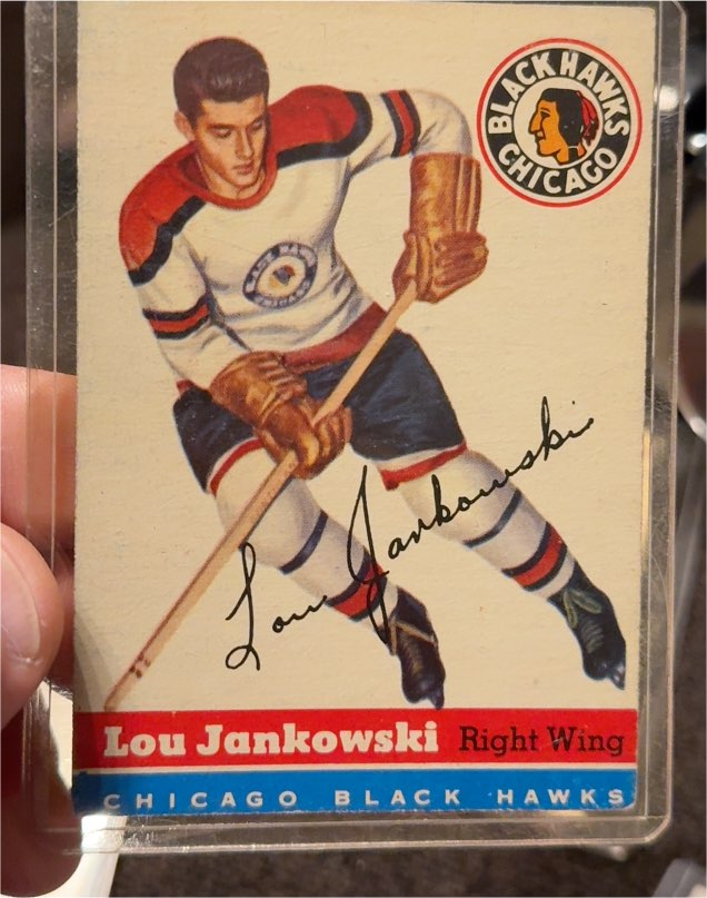 1954 Topps #28 Lou Jankowski — front