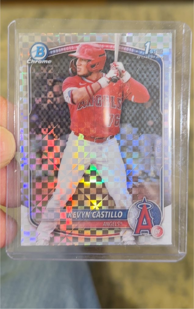 2025 Bowman Chrome #BCP-82 Kevyn Castillo — front