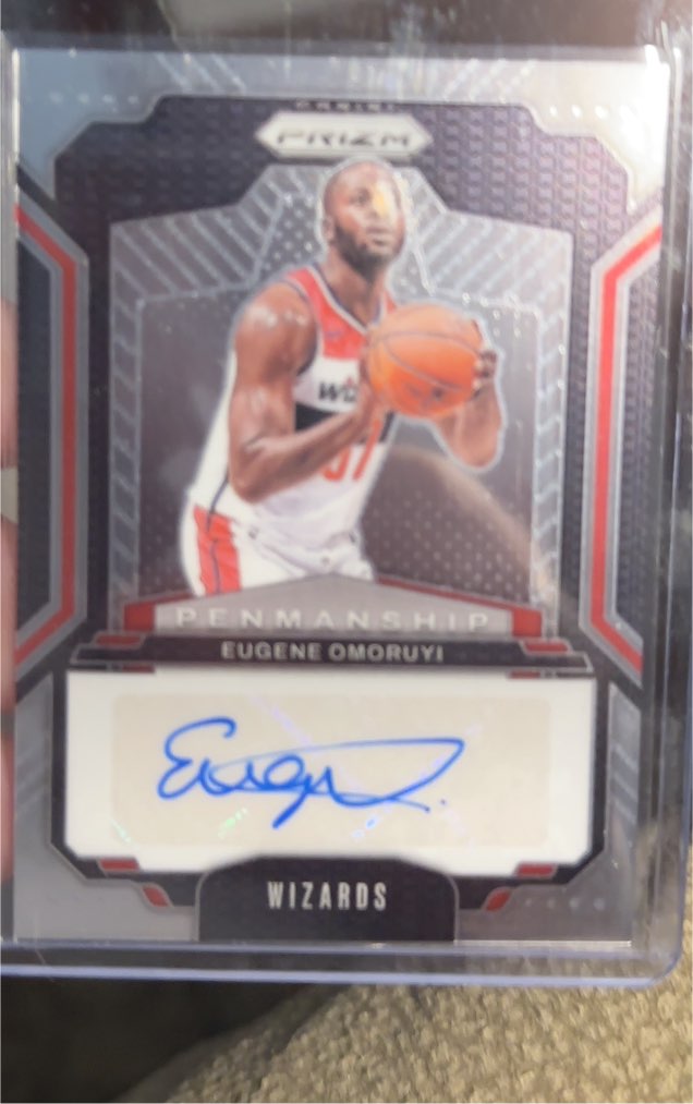2024-25 Panini Prizm Penmanship #PNM-EUG Eugene Omoruyi — front
