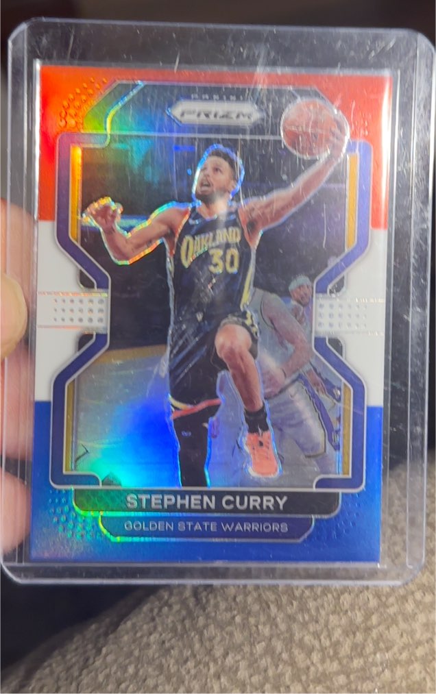 2021-22 Panini Prizm #154 Stephen Curry — front