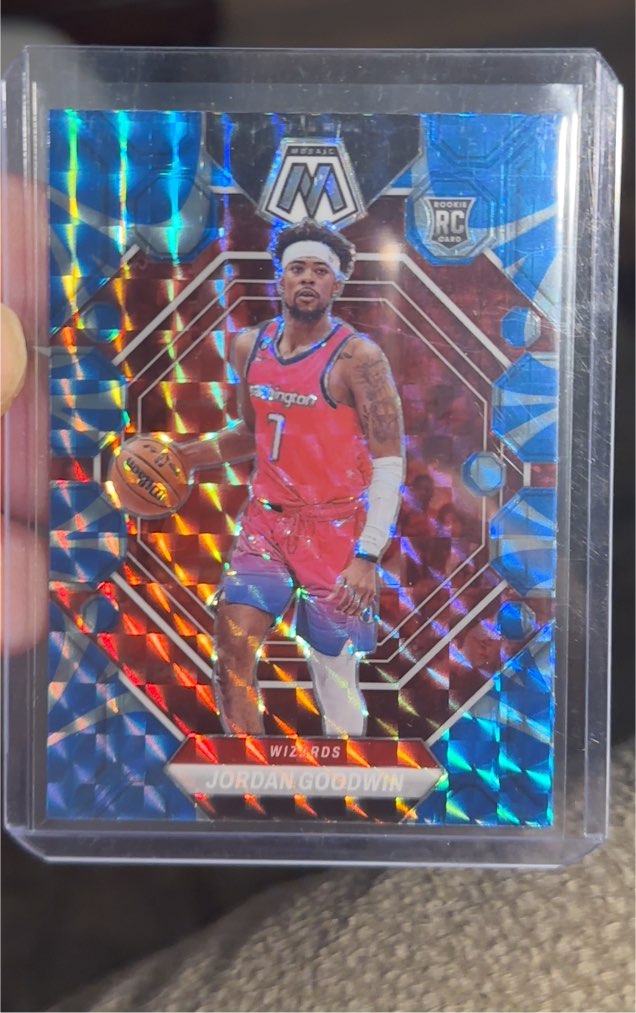 2022-23 Panini Mosaic Genesis #207 Jordan Goodwin — front