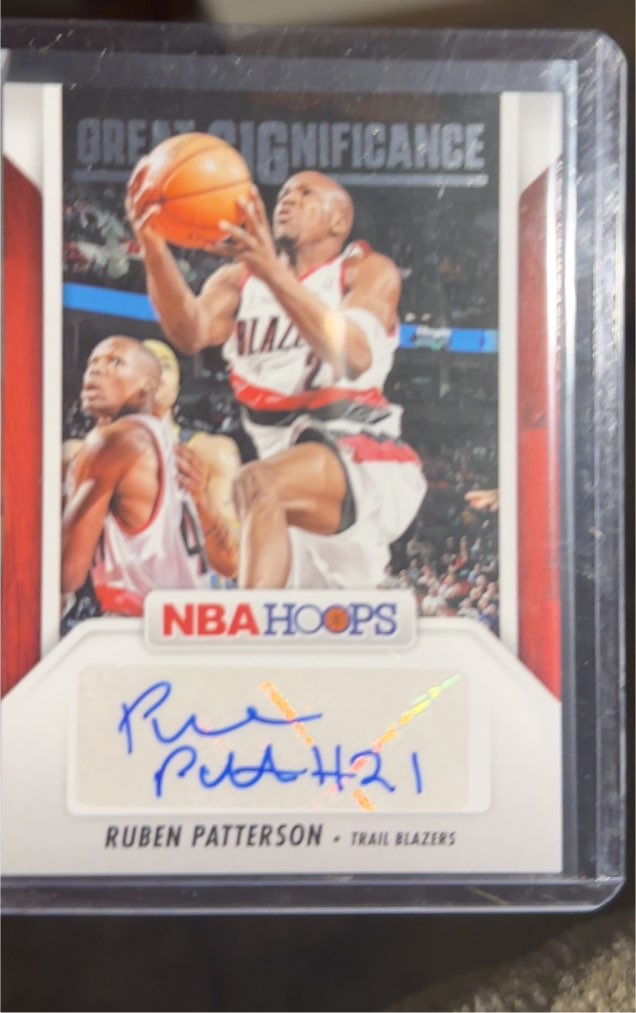 2024-25 Panini NBA Hoops Great Significance #GS-RPB Ruben Patterson — front