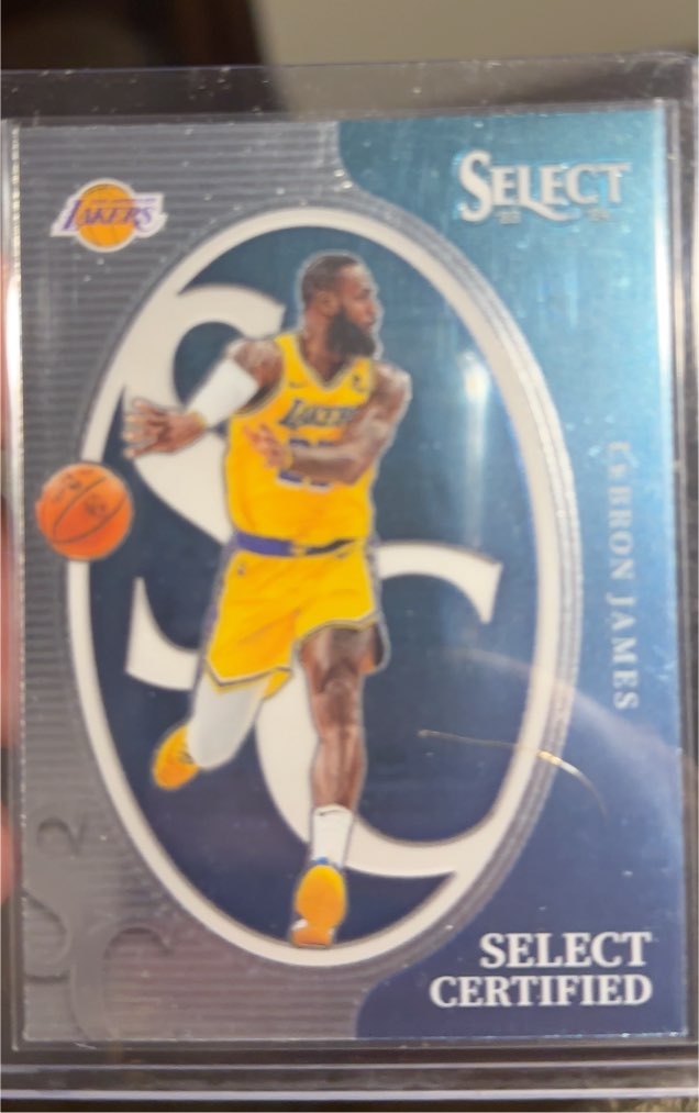 2023-24 Panini Select #7 LeBron James Select Certified — front