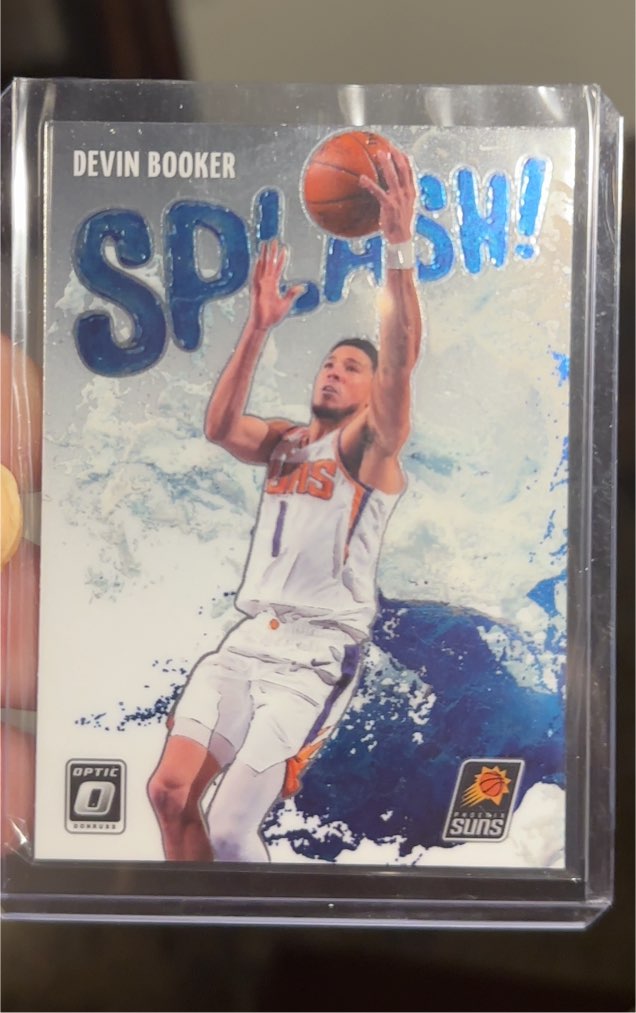 2021-22 Panini Donruss Optic #13 Devin Booker Splash! — front