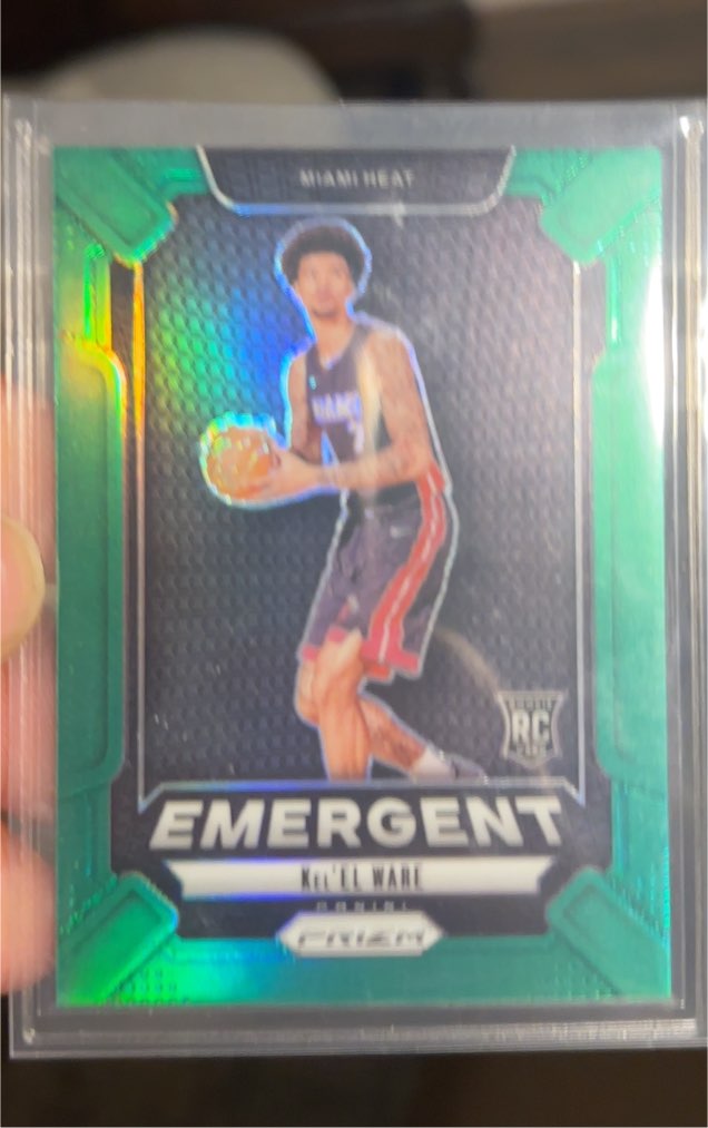 2024-25 Panini Prizm #2 Kel'el Ware Emergent Rookie — front