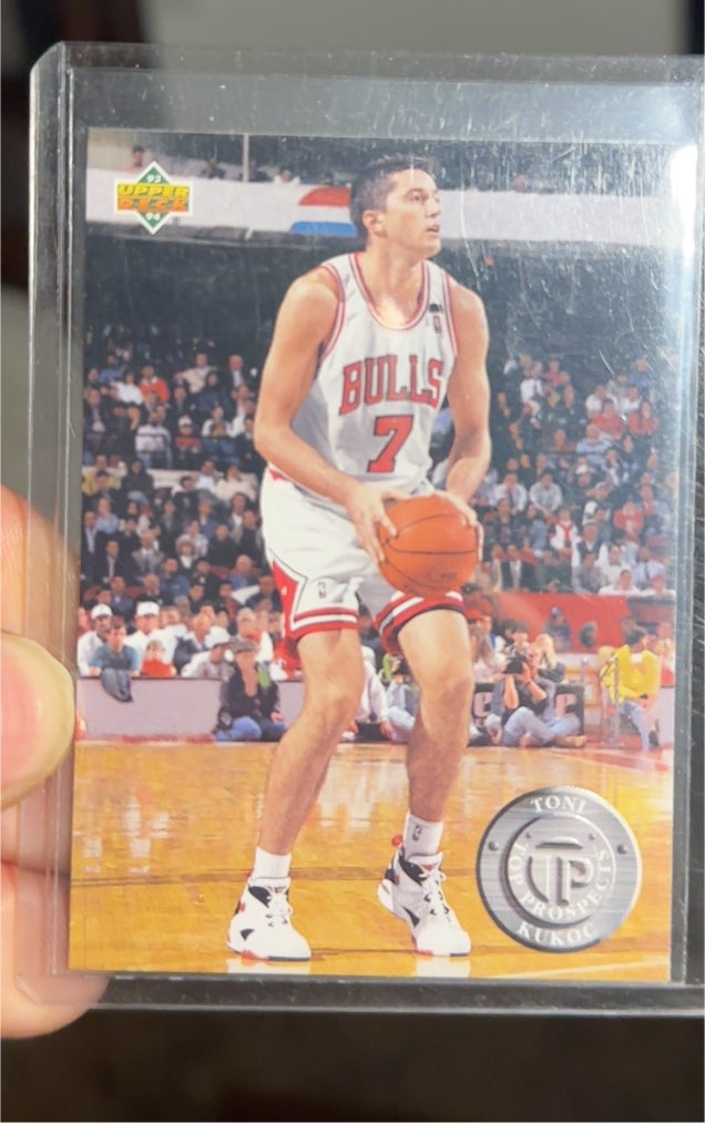 1993-94 Upper Deck #496 Toni Kukoc Chicago Bulls — front