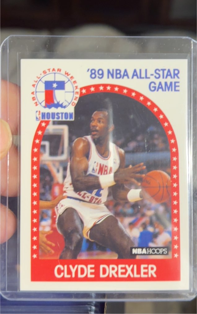 1989 Hoops All Star #69 Clyde Drexler — front