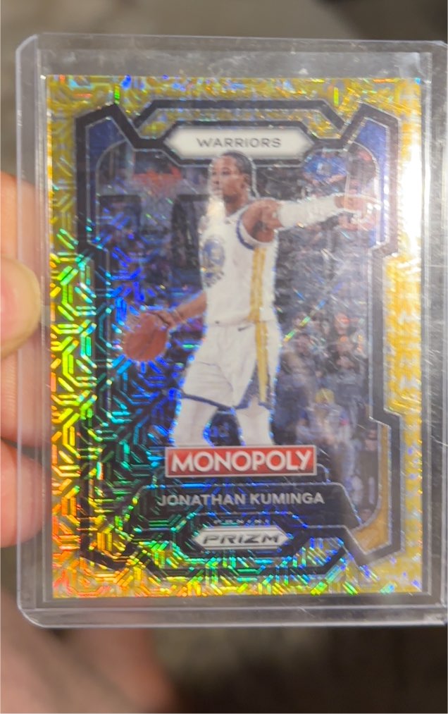 2023-24 Panini Prizm Monopoly Jonathan Kuminga — front