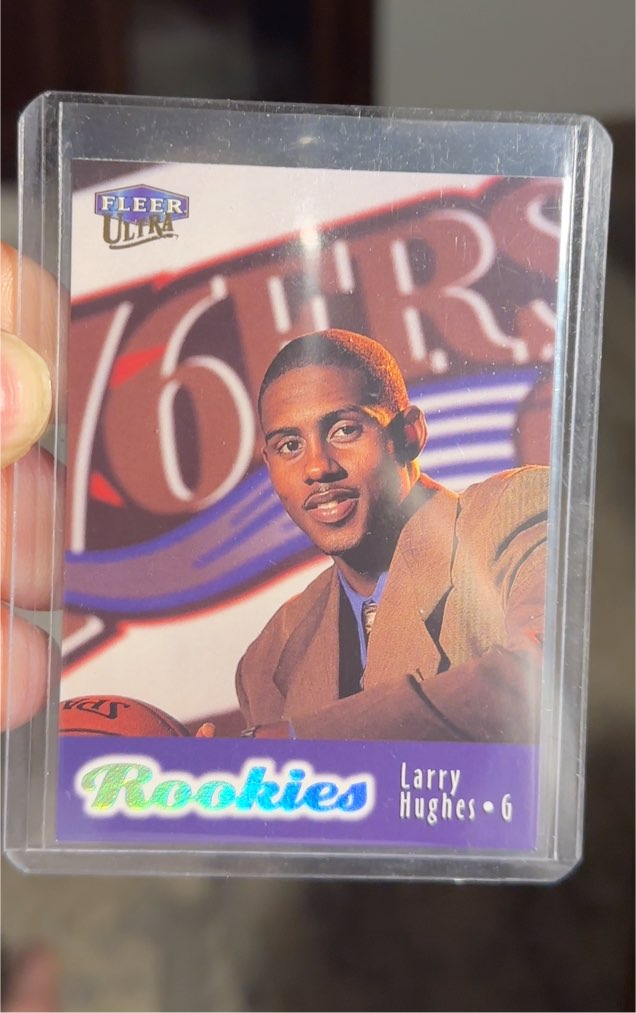 1998-99 Fleer Ultra #115 Larry Hughes Rookie — front