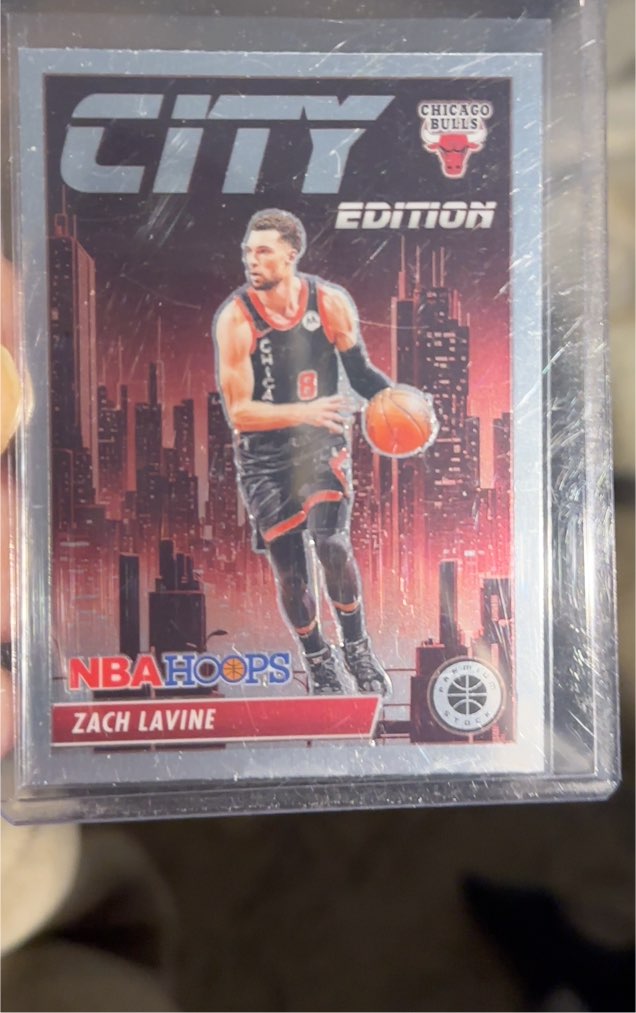 2023-24 Panini NBA Hoops Premium Stock City Edition #17 Zach LaVine — front