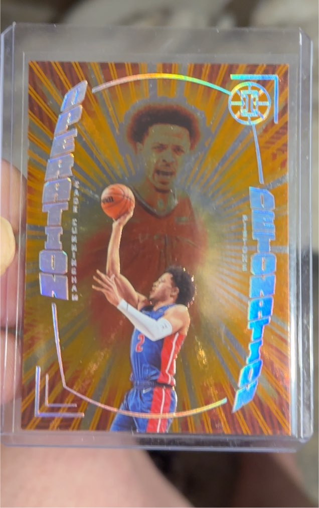 2021-22 Panini Illusions #11 Cade Cunningham Operation Detonation — front