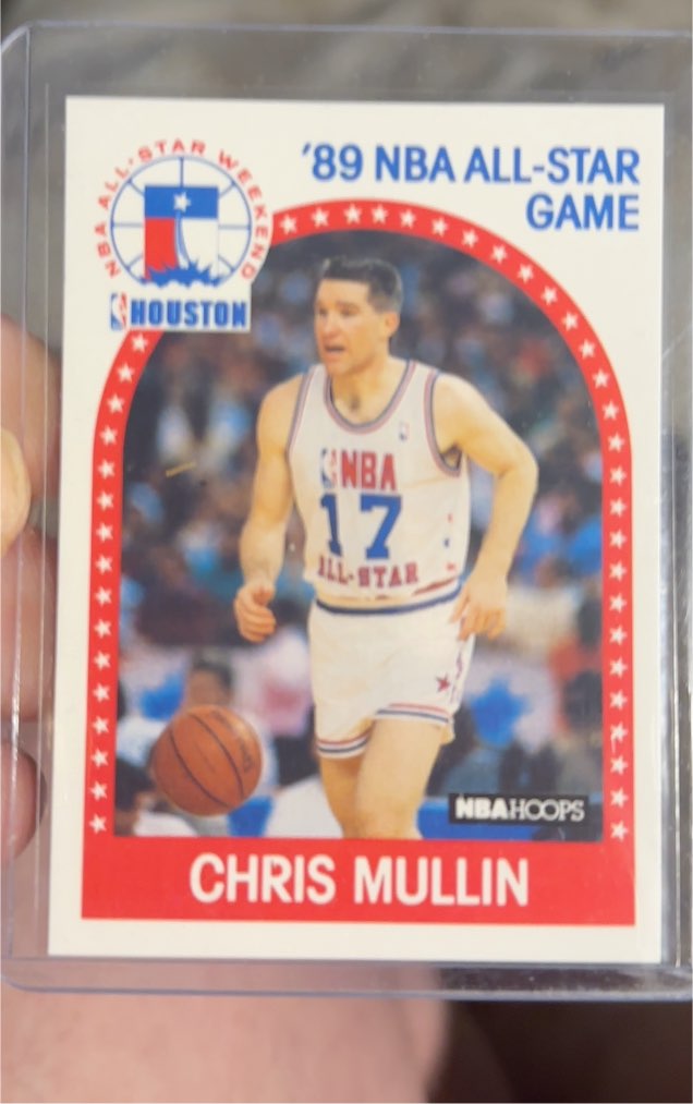 1989-90 Hoops #230 Chris Mullin NBA All-Star — front