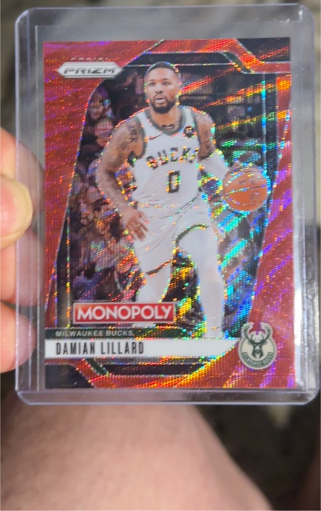 2024-25 Panini Prizm Monopoly #8 Damian Lillard — front
