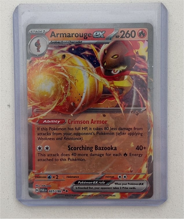 2023 Pokémon Paradox Rift #027 Armarouge ex — front