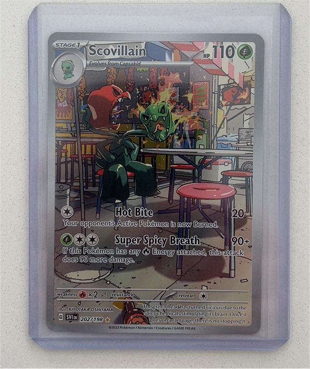 2023 Pokémon TCG Scarlet & Violet #202/198 Scovillain Illustration Rare — front