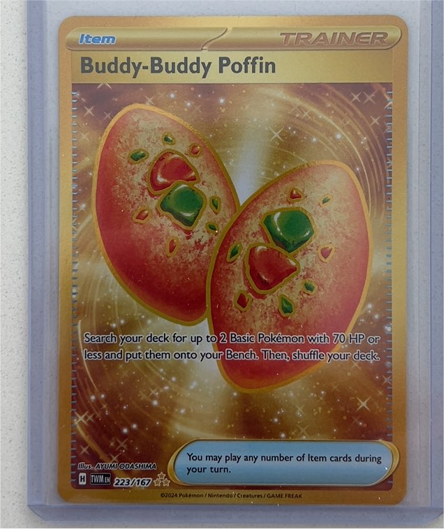 2024 Pokémon Twilight Masquerade #223 Buddy-Buddy Poffin — front
