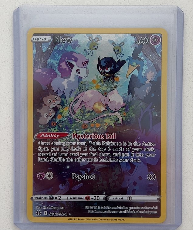 2023 Pokémon Sword & Shield Crown Zenith #GG10/GG70 Mew — front