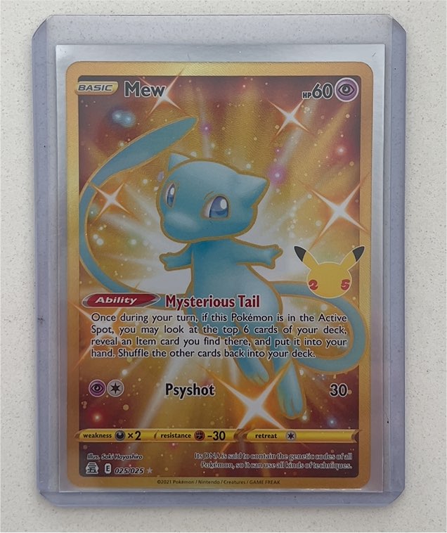 2021 Pokémon Celebrations #25 Mew — front