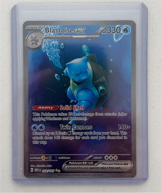 2023 Pokémon Scarlet & Violet 151 #200 Blastoise ex — front