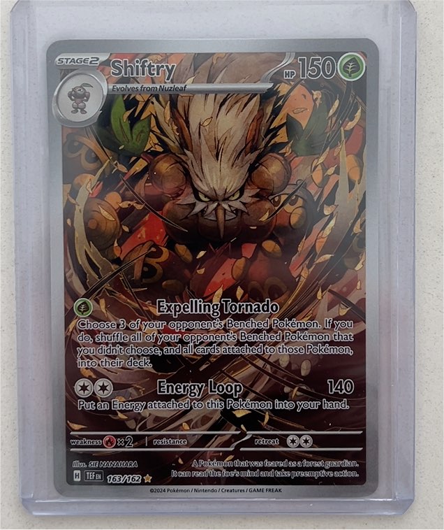 2024 Pokémon TCG #163/162 Shiftry — front