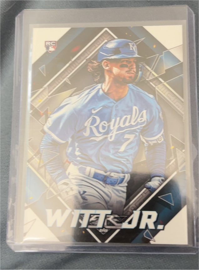 2022 Topps Fire #198 Bobby Witt Jr. — front